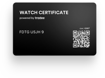 Watch Certificate Black