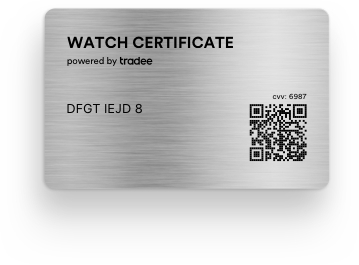 Watch Certificate Steel