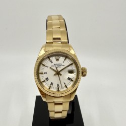 Rolex Oyster DATE Ladie or jaune 18 k