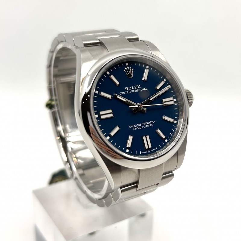 Rolex Oyster Perpetual Cadran Bleu